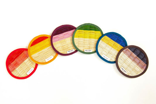 Dessous de verre tricolore Holiday by Salasusu