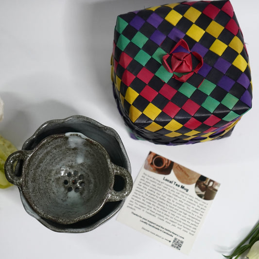 tasse argile khmer cambodge infusion thé