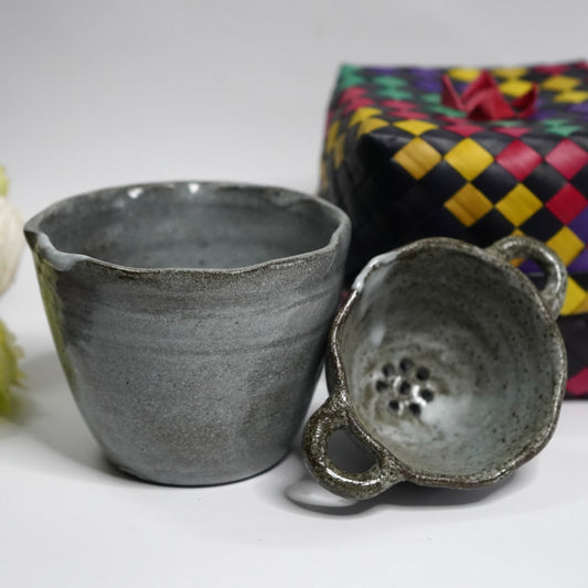 tasse argile khmer cambodge infusion thé