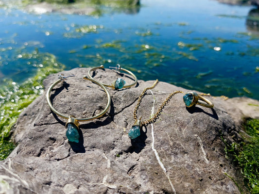 Collier Apatite Bleu par Ammo