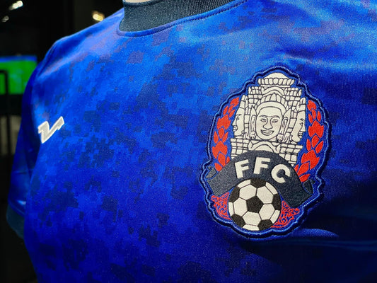 Maillot officiel du Cambodge - Saison 2022-23 - Bleu (Domicile) Modèle FAN