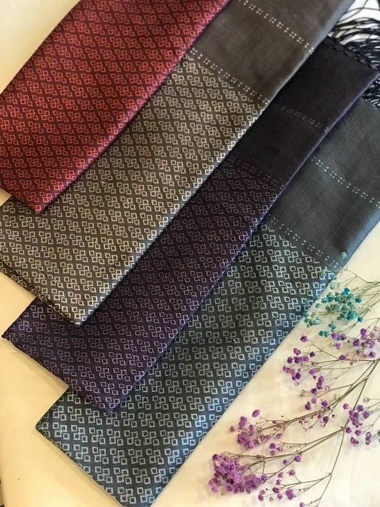 Foulard en Soie Fine Chorebap Tissé à la Main