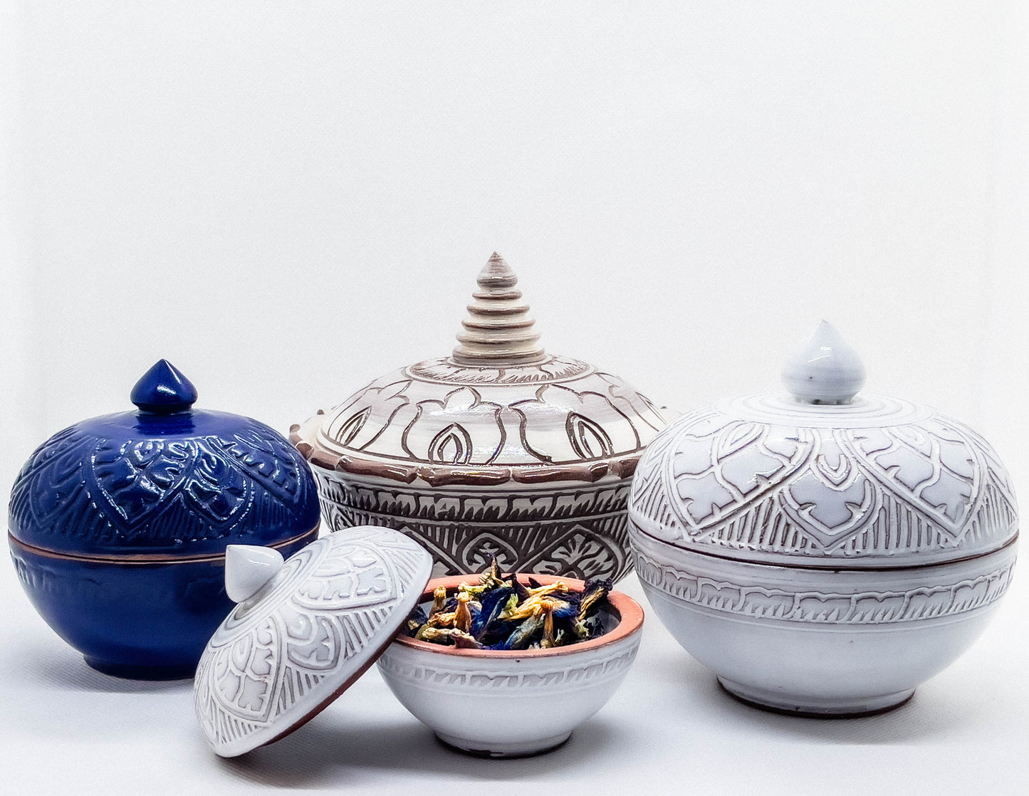 Boîte en céramique - Kolö Peach Boran - Dhama Collection