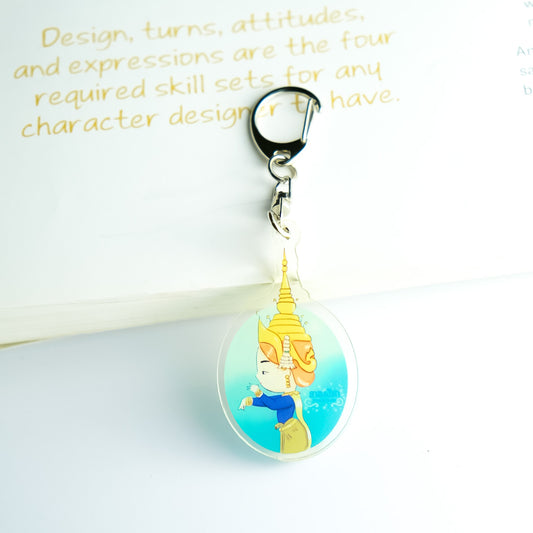 Porte-clef Acrylique Neang Seda par Little Apsara