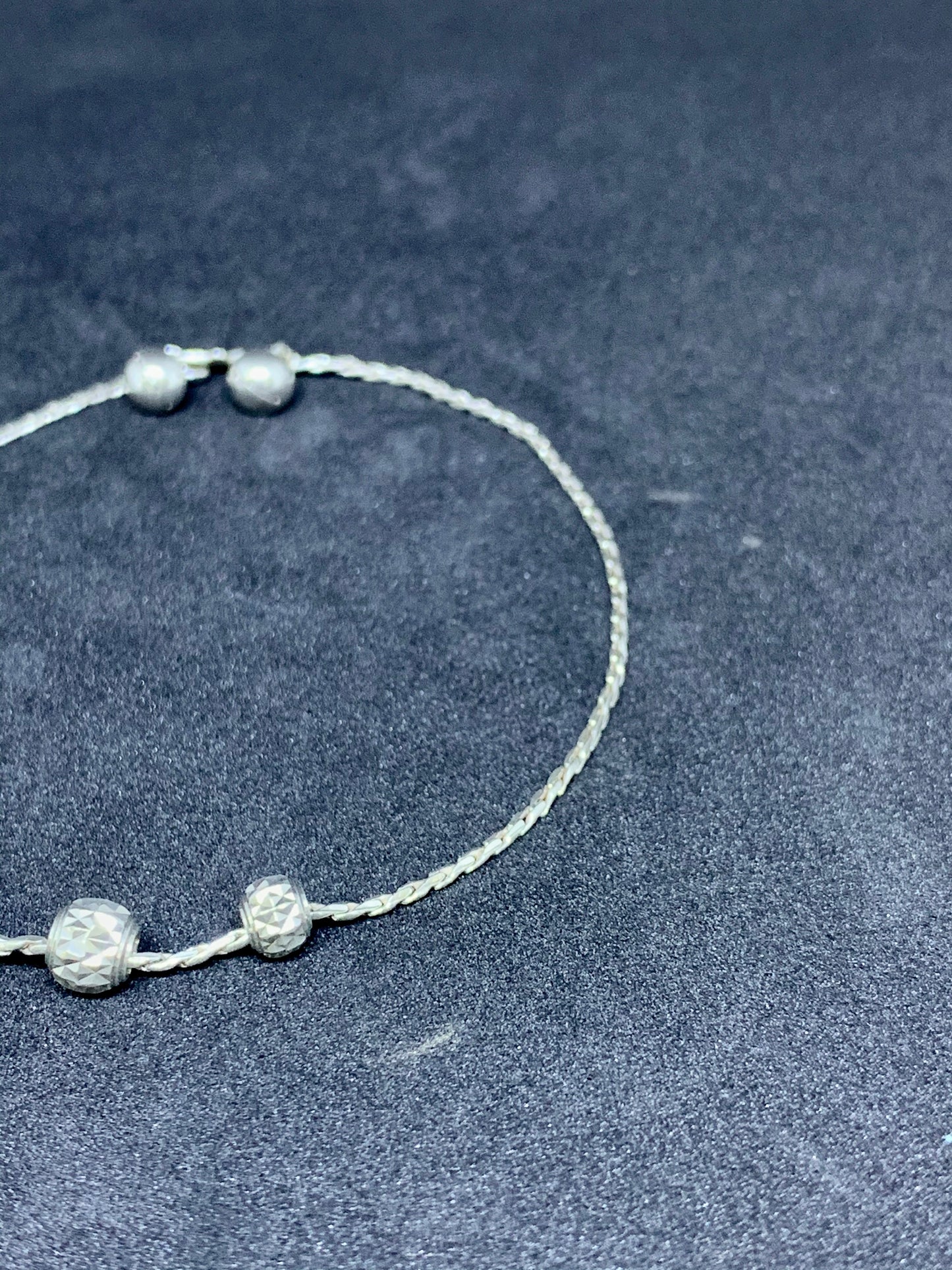 Bracelet Khmer Style Perles Boran Argent 925