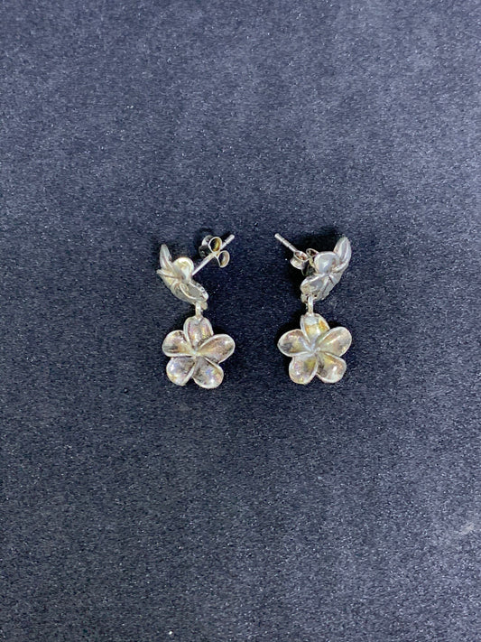 Boucles d'oreilles Champa Argent