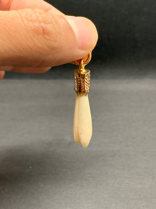 Pendentif Or 14 carats fleur de Champa (Pka Champa)