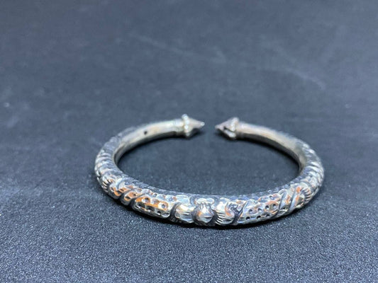 Bracelet Khmer Ethnique Boran en argent