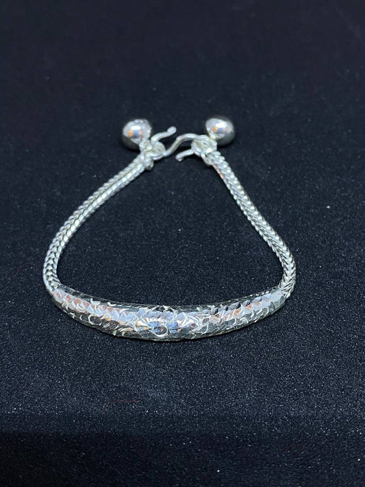 Bracelet Khmer Boran Tressé en argent