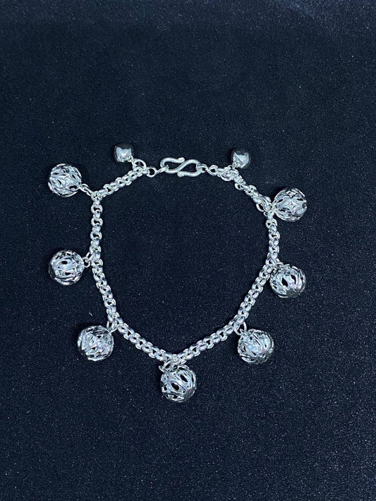 Bracelet Khmer Grelot en argent