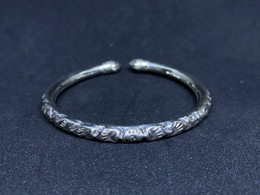 Bracelet Fin Boran Khmer en argent