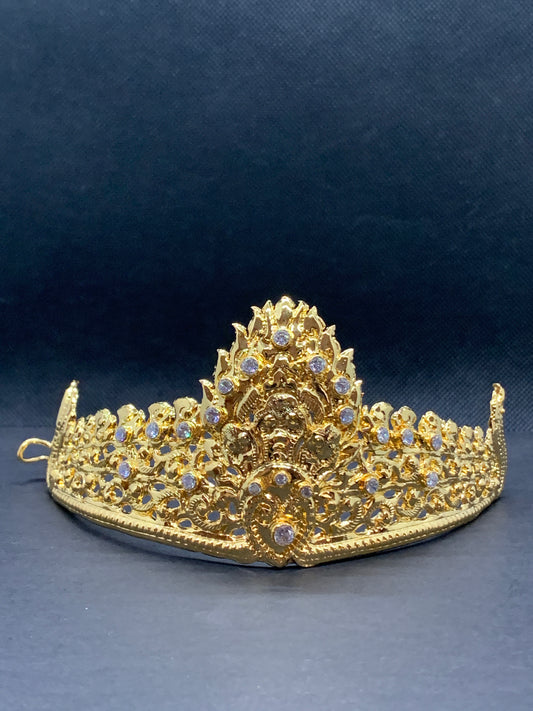 Petite Couronne pour tenue traditionnelle Khmère, Thaï ou Lao