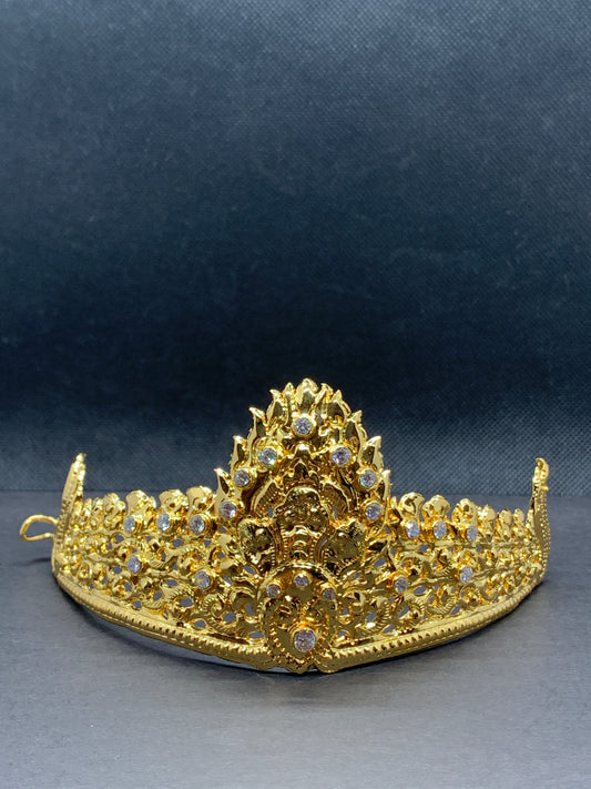 Petite Couronne pour tenue traditionnelle Khmère, Thaï ou Lao