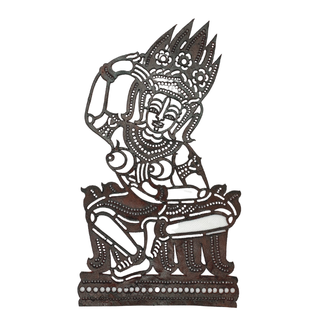 Illustration traditionnelle en cuir "roub sbek" - Apsara