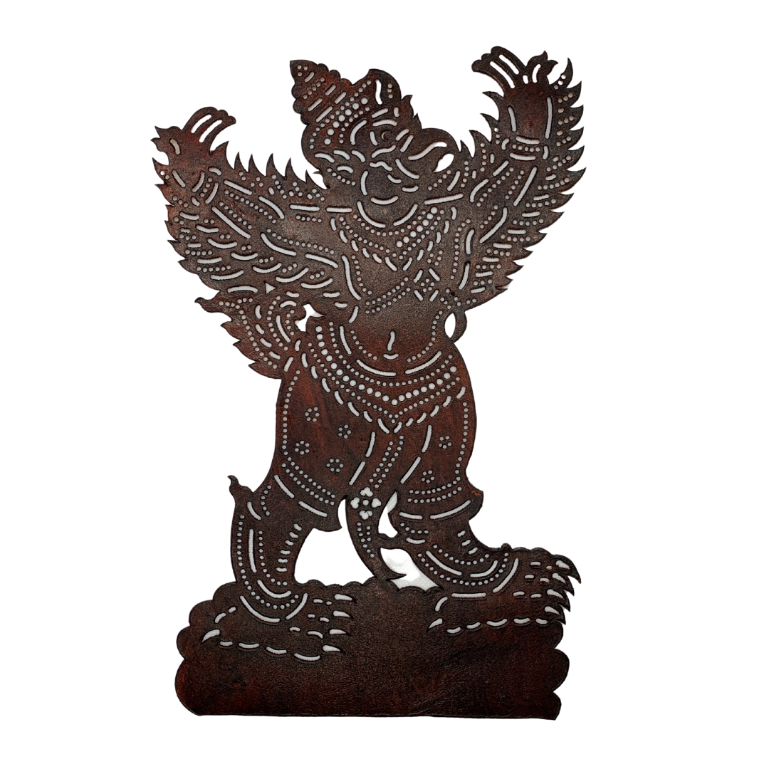 Illustration traditionnelle en cuir "roub sbek" - Garuda