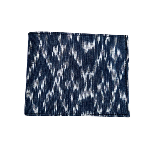 Portefeuille Bleu du Cambodge et aux motifs ethniques par Cambodia Art Scarf