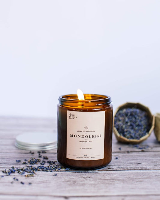 Bougie Parfumée Mondolkiri (Lavande et pin)