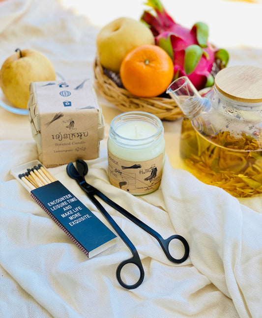 Bougie Parfumée 100% Naturelle à la Citronnelle