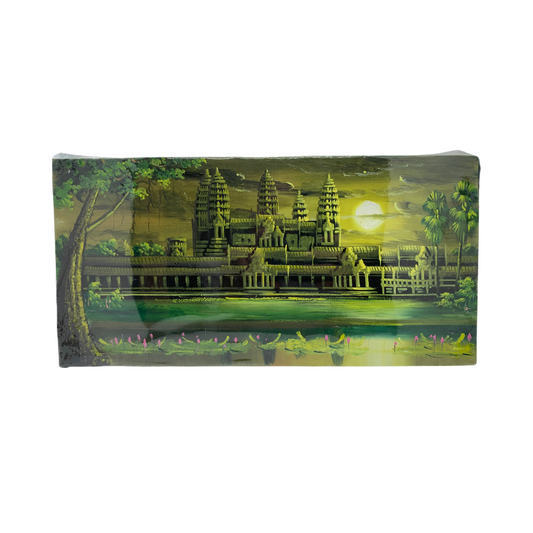 Peinture sur toile "Nuit paisible" 40x20cm