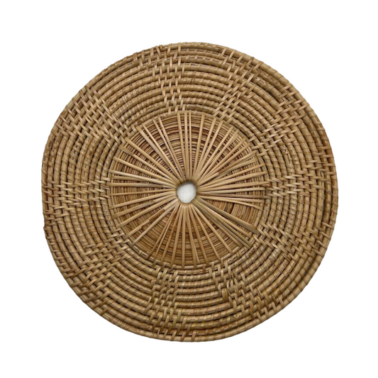 Napperon du Cambodge en rotin couleur naturelle