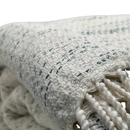 Plaid du Cambodge en coton tissé et fait main par Artisans du Mékong