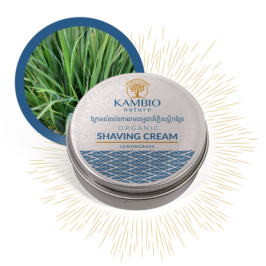 Crème de rasage naturelle à la citronnelle par Kambio
