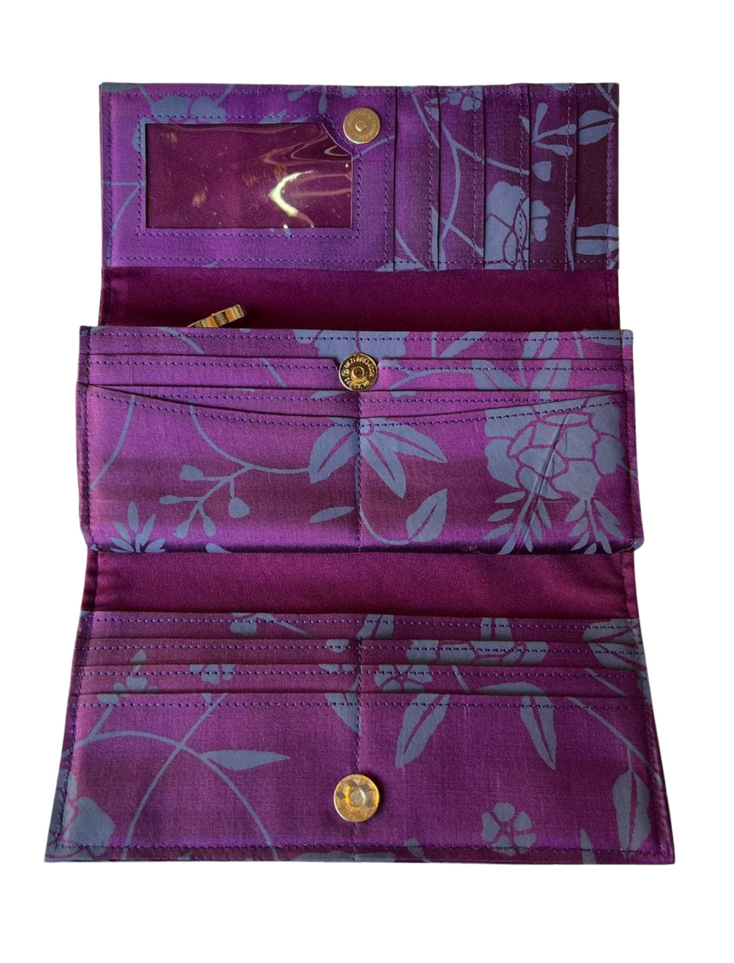 Pochette en soie cambodgienne violet par Cambodia Art Scarf
