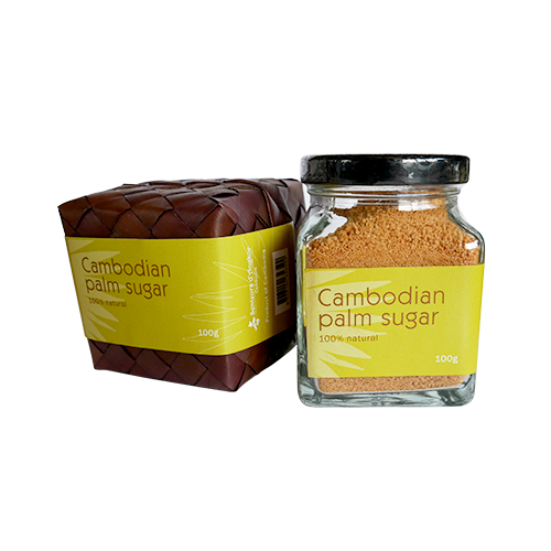 Sucre de palmier Thnot en pot de 100g par Senteurs d'Angkor