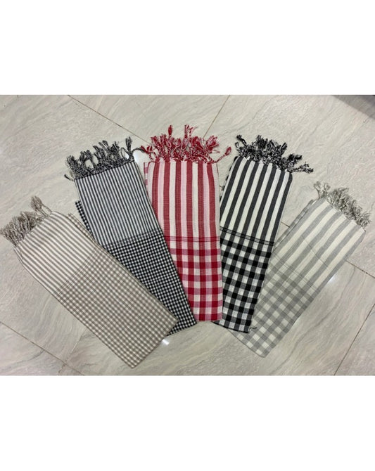 Lot de 5 Kramas Khmers